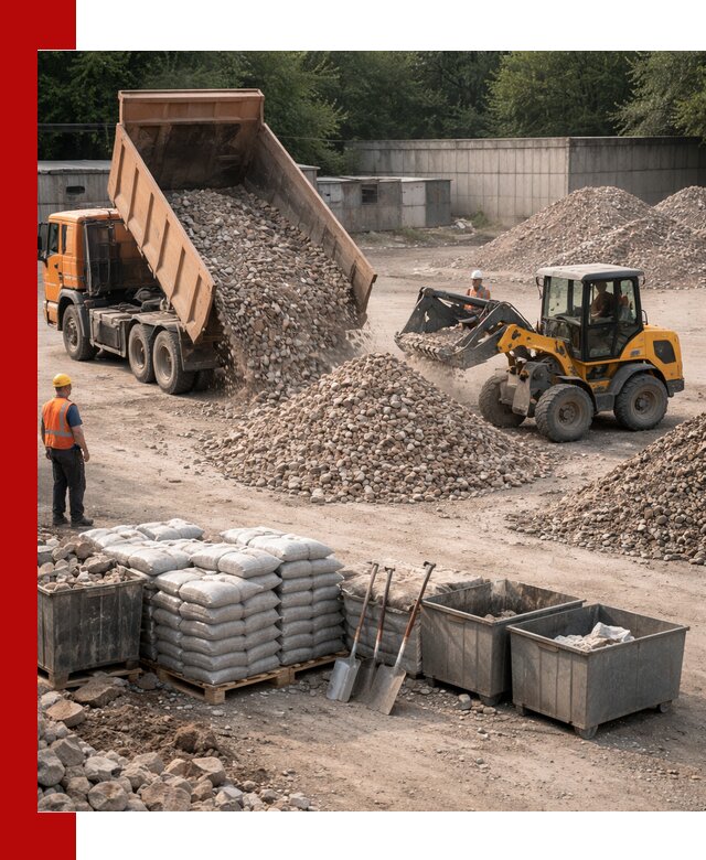 Вторичные материалы для отсыпки в Вязьме — поставка и доставка