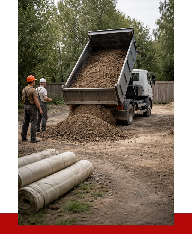 Доставка сыпучих материалов самосвалом в Вязьму от 4318 р. | ПРОНЕРУДВзь