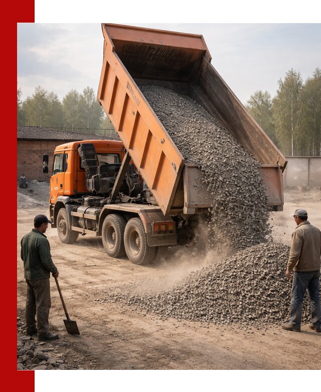 Доставка самосвалом 20 м3 в Вязьме быстро и надежно