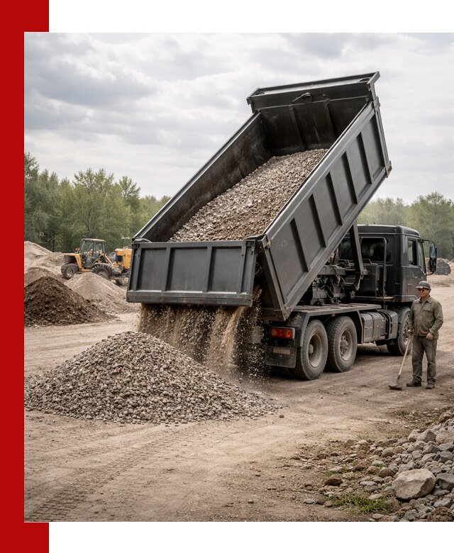 Доставка самосвалом 30 м3 по выгодным ценам в Вязьме