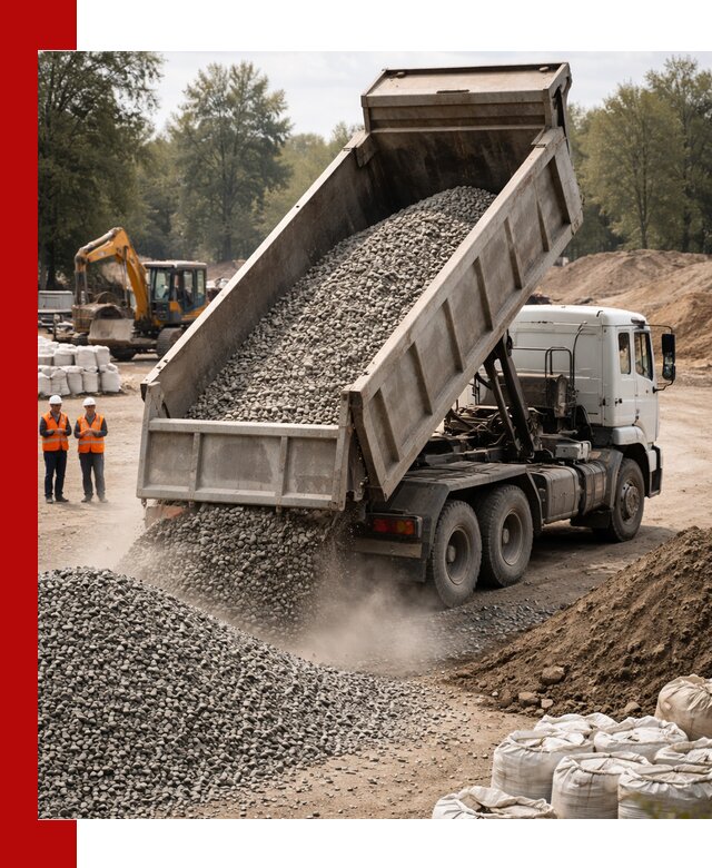 Аренда самосвала в Вязьме для доставки сыпучих и нерудных материалов