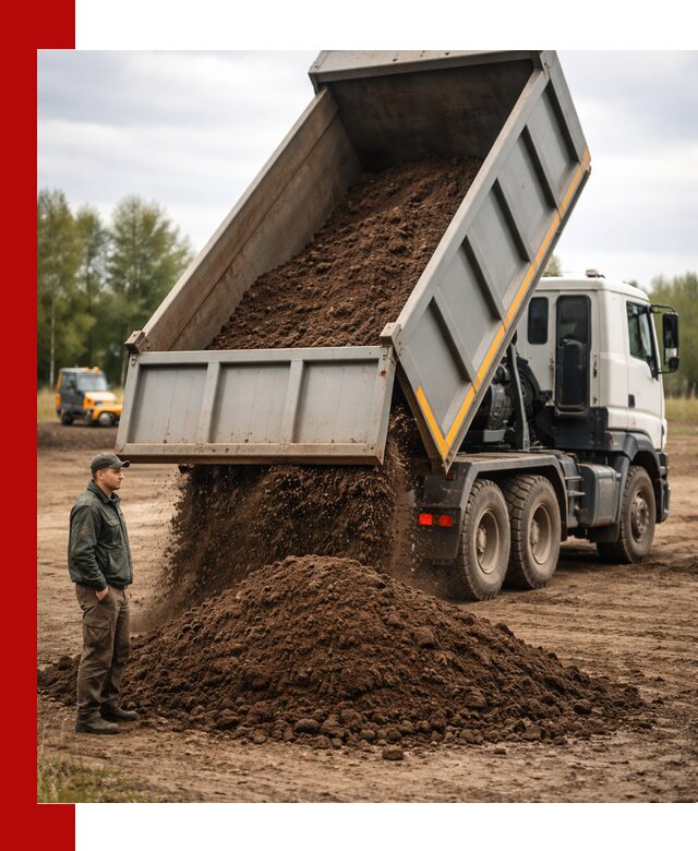 Аренда самосвала с водителем в Вязьме для сыпучих грузов и навоза