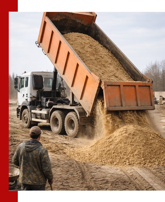 Аренда самосвала 20 тонн для перевозки грузов в Вязьме
