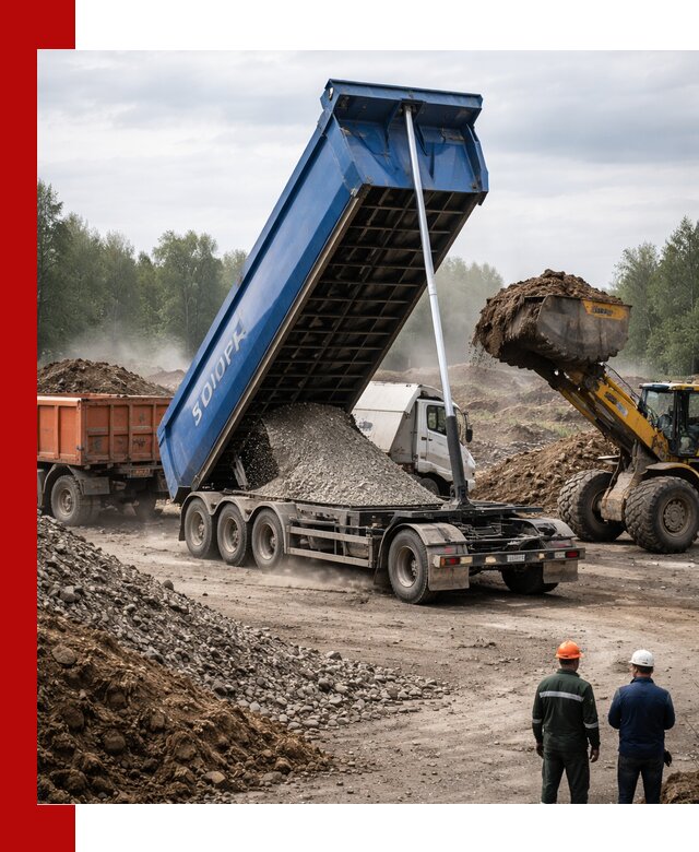 Аренда тонар 40 тонн в Вязьме с доставкой материалов