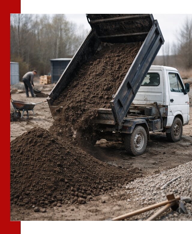 Аренда минисамосвала в Вязьме для доставки сыпучих материалов