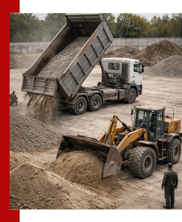 Перевозка сыпучих грузов самосвалами и бортовыми в Вязьме