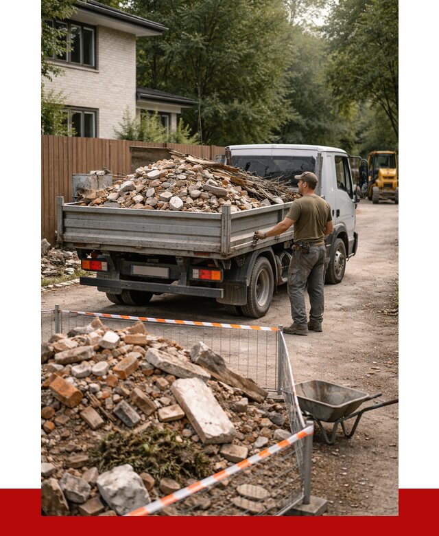 Вывоз строительного мусора с погрузкой в Вязьме от 7712 р | ПРОНЕРУДВзь