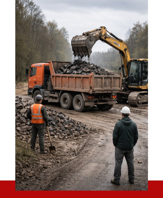 Вывоз асфальта в Вязьме от 4627 р. самосвалом ПРОНЕРУДВзь