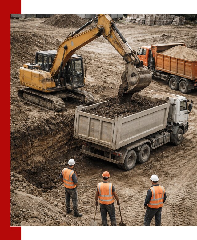 Разработка грунта для строительства и благоустройства в Вязьме