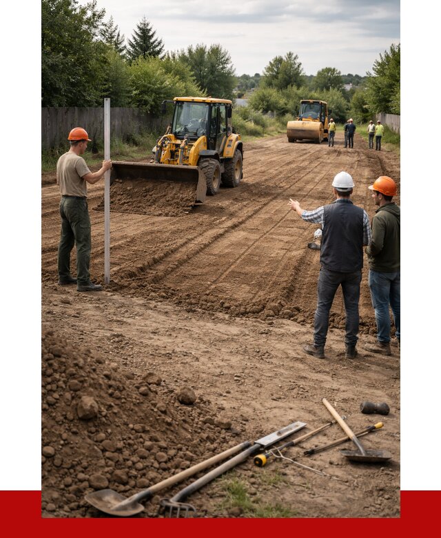 Планировка участка грунтом в Вязьме от 4627 р ПРОНЕРУДВзь